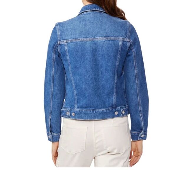 Paige Rowan Distressed Denim Jacket size XS - Picture 2 of 11